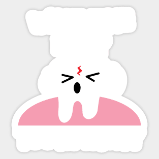 Tooth Hurty Pun Joke Sticker